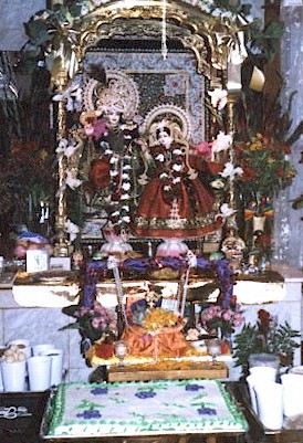 Alter with Gopal deity in front