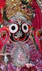 Lord Jagannatha in the Columbus Temple